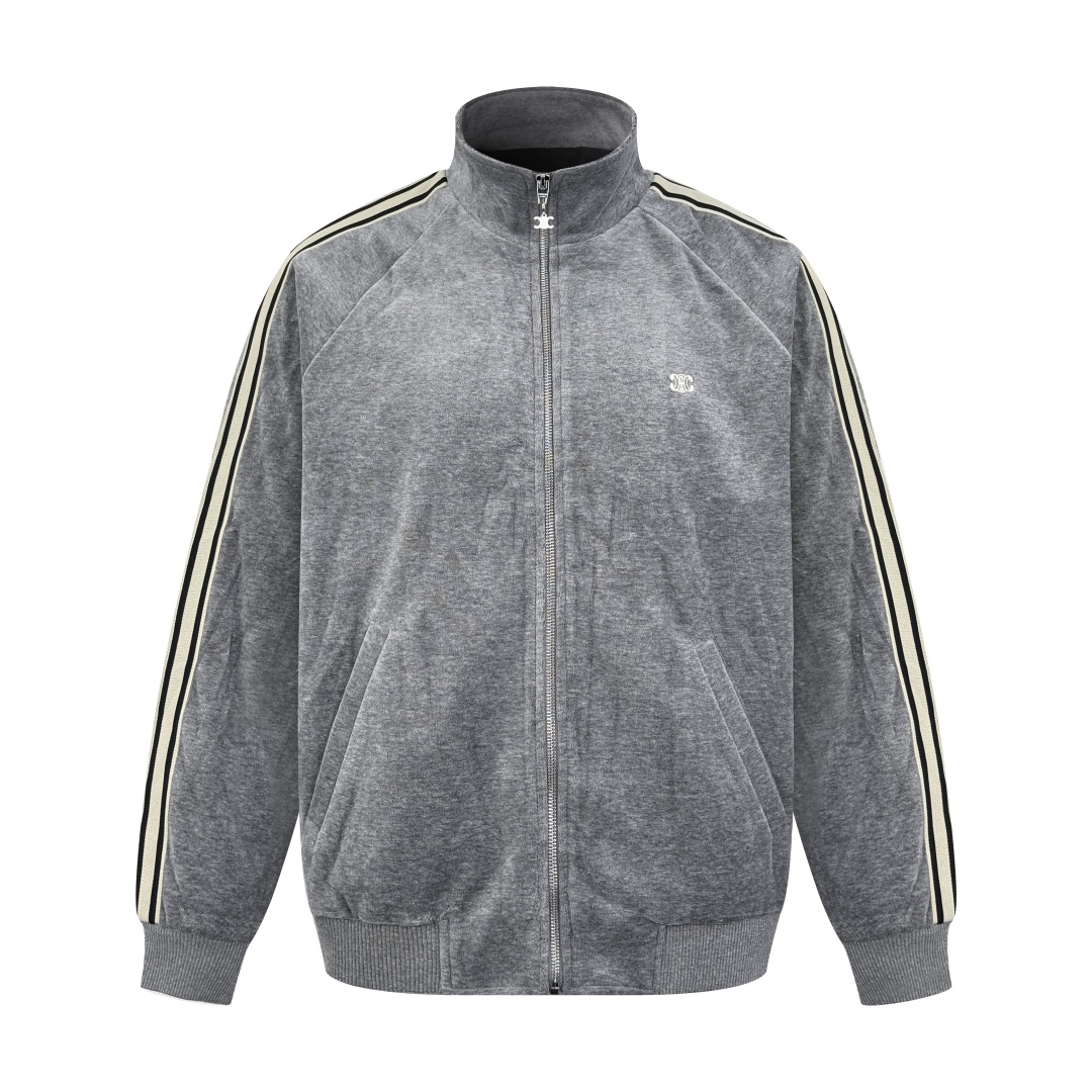 셀린느 트리옹프 스트라이프 자켓  