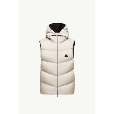몽클 다운 패스트 조끼 아이보리