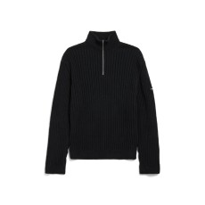 발렌시아가 니트  하프 집업 블랙