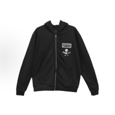 크롬하츠 멀티 집업 후드 자켓 블랙