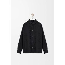 로에베 프린팅 오버핏 셔츠 블랙