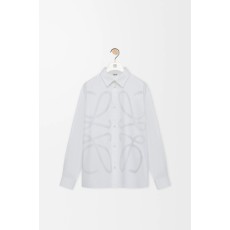 로에베 프린팅 오버핏 셔츠 화이트