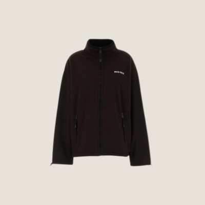 미우미우 스웨드 셔츠 브라운