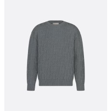 디올 오블리크 니트 그레이 