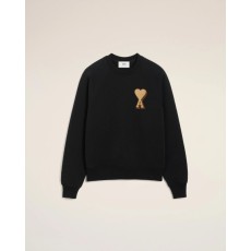 아미 빅하트 로고 맨투맨 블랙 