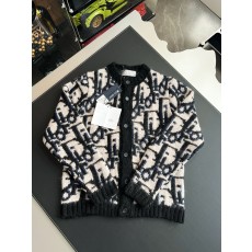 디올 자이언트 오블리크 모헤어 니트 가디건