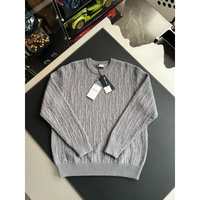 디올 오블리크 스웨터 그레이