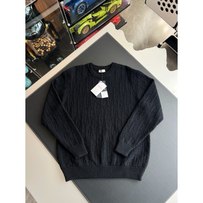 디올 오블리크 스웨터 블랙