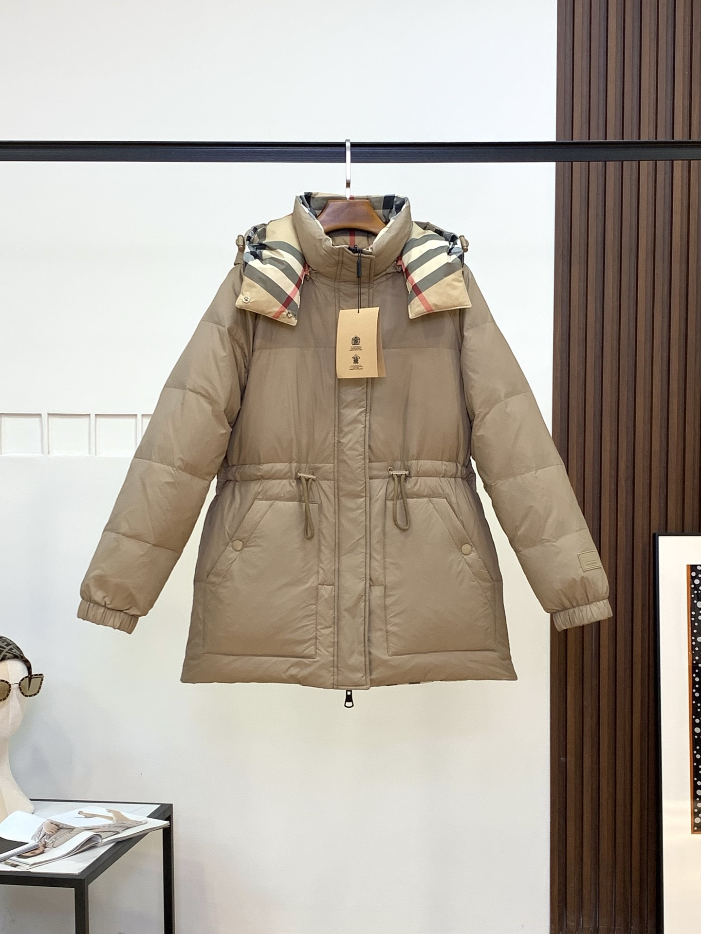 버버리 리버시블 퍼퍼 자켓 카키