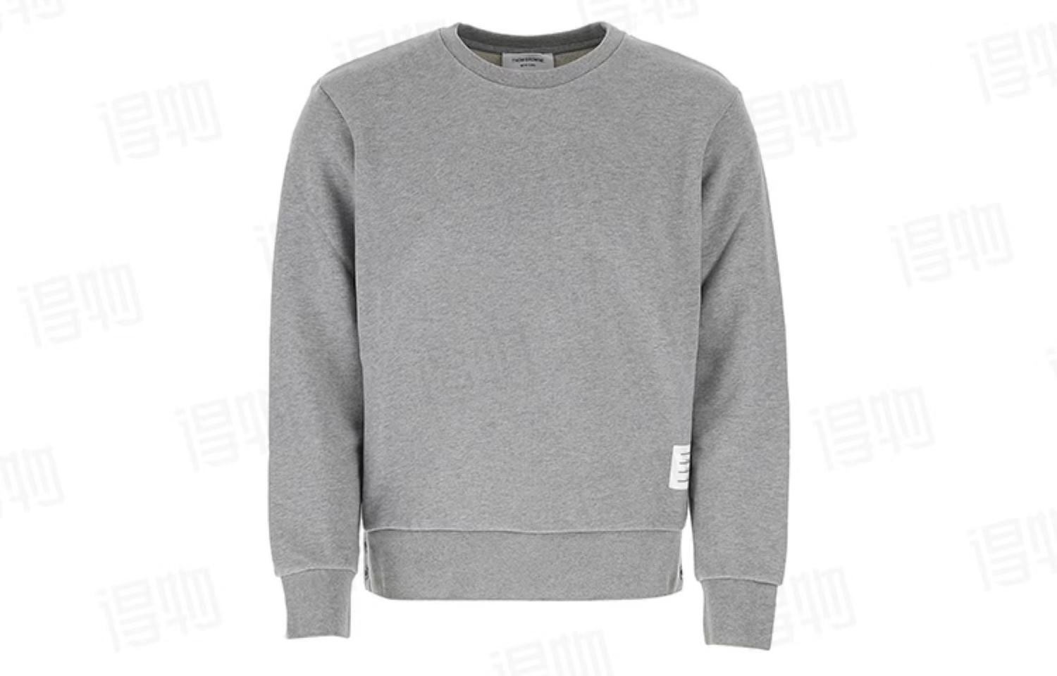 톰브라운 톰브라운 삼선 크루넥 클래식 맨투맨 그레이