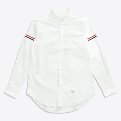 톰브라운 암밴드 셔츠 화이트