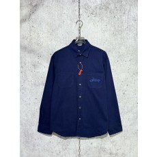 디올 해밀턴 포켓 셔츠 남방 블루