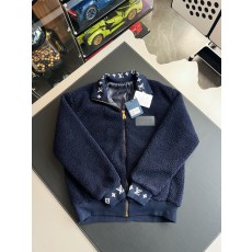 루이비통 레더 패치 플리스 블루