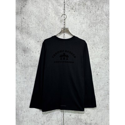 크롬하츠 크로스 롱슬리브 긴팔 블랙