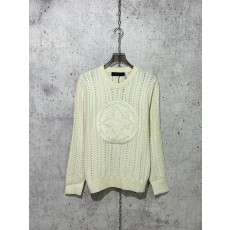 루이비통 케이블 크루넥 니트 화이트