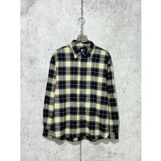 로에베 체크 배색 긴팔 셔츠