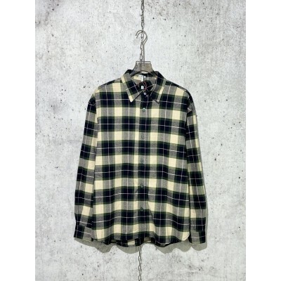 로에베 체크 배색 긴팔 셔츠