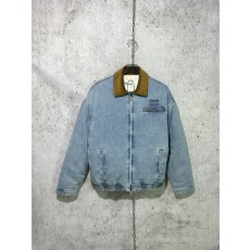 미우미우  포켓 자수 데님 자켓