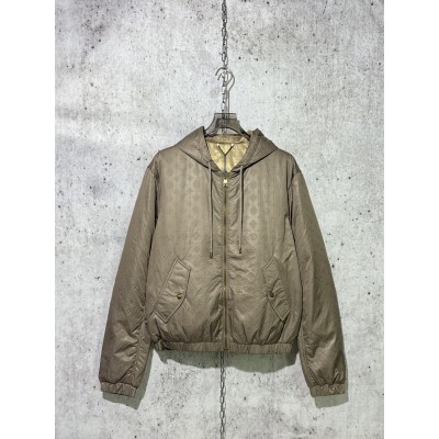 루이비통 모노그램 엠보싱 후드자켓