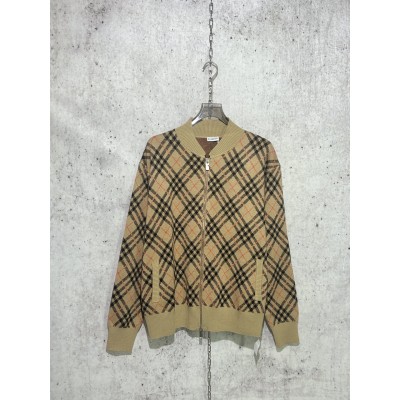 버버리 봄버 자켓 베이지