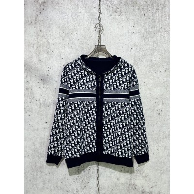 디올 오블리크 리버서블 집업 후드 가디건