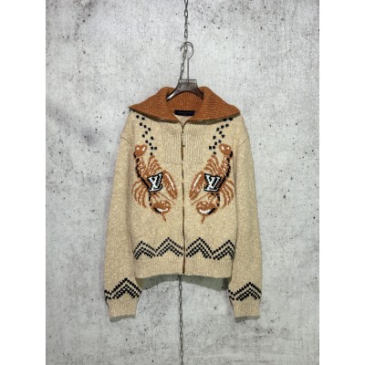 루이비통 지퍼 니티드 블루종