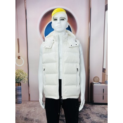 몽클레어 보르메스 조끼패딩 화이트