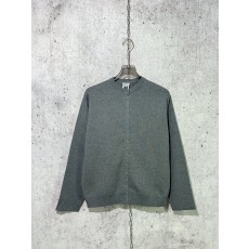 로에베 핀버트 라운드넥 니트 가디건 그레이