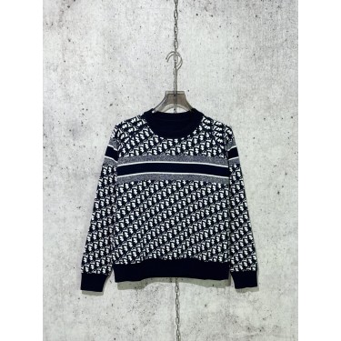 디올 오블리크 리버서블 니트