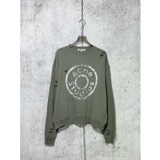 아크네 로고 프린트 스웨트 셔츠