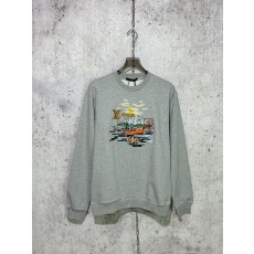 루이비통 코튼 긴팔 맨투맨 티셔츠 그레이