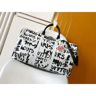 루이비통 킵올 반둘리에 50 블랙 화이트