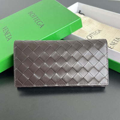 보테가 베네타 인트레치아토 장지갑 브라운 749438 19*9.5