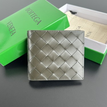 보테가 베네타 인트레치아토 반지갑 카키 605722 11*9.5