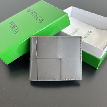 보테가 베네타 인트레치아토 카세트 반지갑 그레이&블루 649605 11*9.5