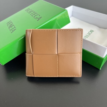 보테가 베네타 인트레치아토 카세트 반지갑 브라운&블루 649605 11*9.5