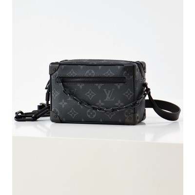 루이비통 미니 소프트 트렁크 모노그램 이클립스 크로스백 블랙 18*13*8