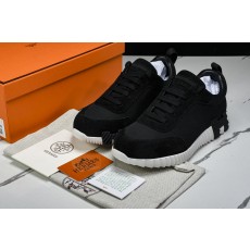 [GD] 에르메스 바운싱 스니커즈 메쉬 스웨이드 고트스킨 블랙