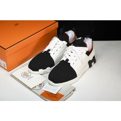 [GD] 에르메스 디파트 스니커즈 메쉬 카프스킨 화이트 블랙