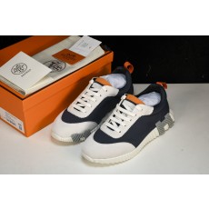 [GD] 에르메스 바운싱 스니커즈 스웨이드 고트스킨 네이비 그레이