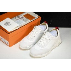 [GD] 에르메스 바운싱 스니커즈 메쉬 스웨이드 고트스킨 화이트