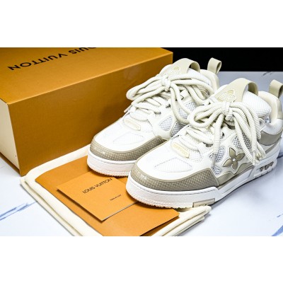 [V8] 루이비통 스케이트 메쉬 스니커즈 화이트 브라운