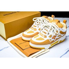 [V8] 루이비통 스케이트 메쉬 스니커즈 옐로우 화이트