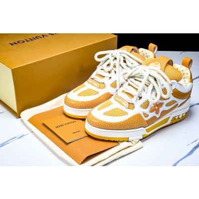 [V8] 루이비통 스케이트 메쉬 스니커즈 옐로우 화이트