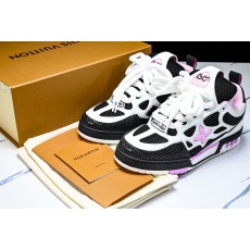 [V8] 루이비통 스케이트 메쉬 스니커즈 블랙 화이트 핑크