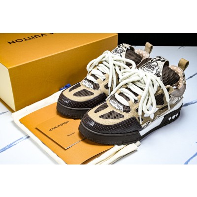 [V8] 루이비통 스케이트 메쉬 스니커즈 스네이크스킨