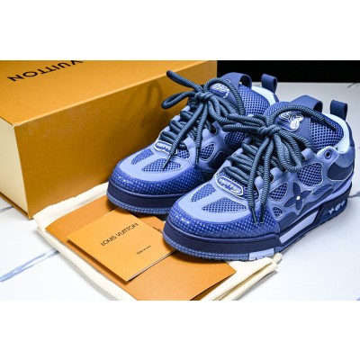 [V8] 루이비통 스케이트 메쉬 스니커즈 블루