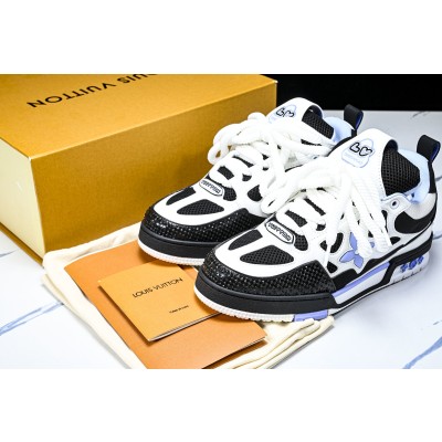 [V8] 루이비통 스케이트 메쉬 스니커즈 화이트 블랙 스카이