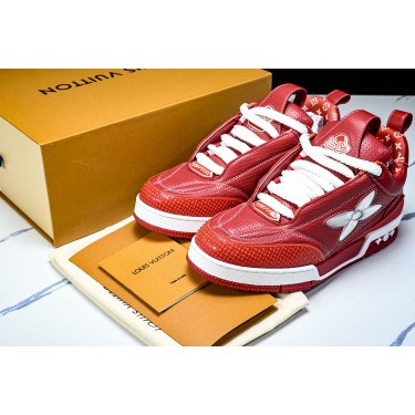 [V8] 루이비통 스케이트 트레이너 스니커즈 레드