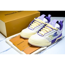 [V8] 루이비통 스케이트 트레이너 스니커즈 아이보리 퍼플